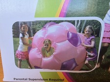 Pink And Purple Inflatable Outdoor Rolling Toy