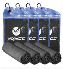 YQXCC 4 Pack Cooling Towel 47"x12" Lightweight, Microfiber Soft Breathab