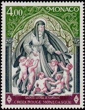 Timbre Monaco n°1064 Croix-Rouge Neuf sans charnière