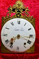 Original französische  Napoleon Comtoise Uhr  Fadenaufhänung Spindel unverbastel