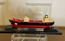 2002 Hess Miniature Voyager Ship - Excellent Condition with Display Stand