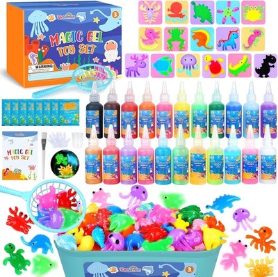 Dreamon Aqua Fairy Wasser Gel Set 52 Teile Komplettset 22 Farben 16 Formen
