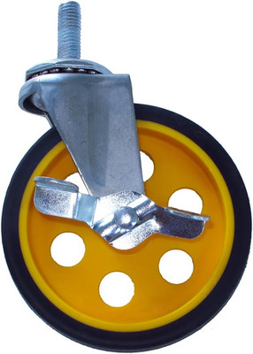 Caster with Brake 5'' X 1.25'' 2-Pack for R8 & R10 Multi-Carts, Black (RCSTR5X125)