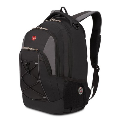 SwissGear 1186 Bungee Backpack, Black/Grey, 17-Inch
