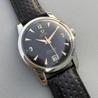 1950 Omega Seamaster Calendar Ref 2557-4 Automatic Cal 355 Black Dial Watch