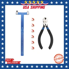 Archery Bow String Nock Pliers Set T Shape Bow Square Ruler Nocking Point Buckle