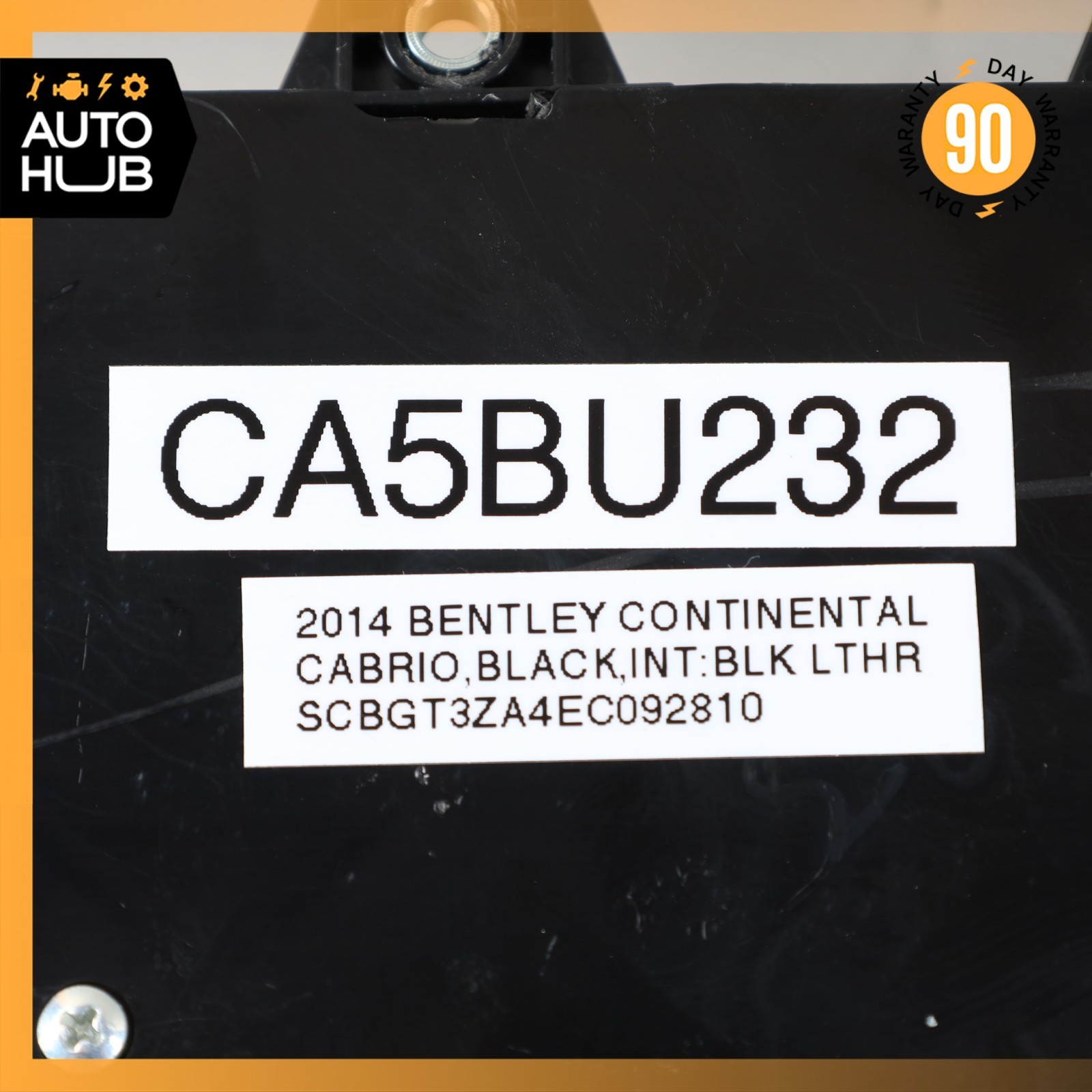 12-18 Bentley Continental GTC GT Front Left Side Seat Control Memory Switch OEM