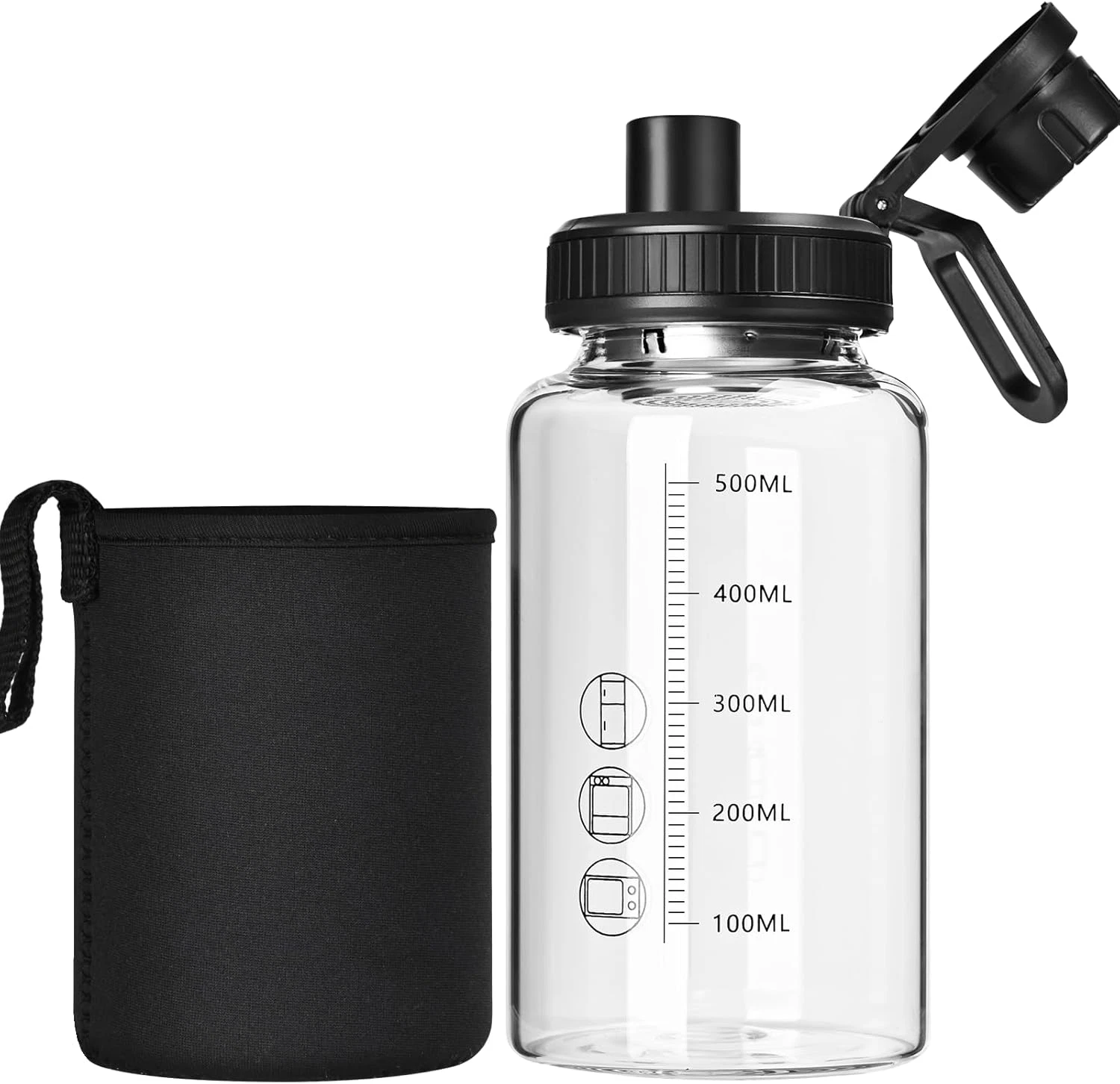 Glass Shaker Bottle, 22Oz Bpa-Free Odorless Stainless Steel Ball Fitness Protein
Opens in a new wind