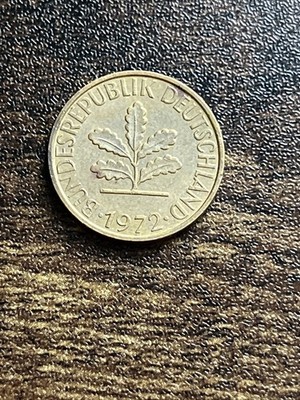 1972 Germany 5 Five Pfennig XF Extremely Fine Actual Coin TC3273*