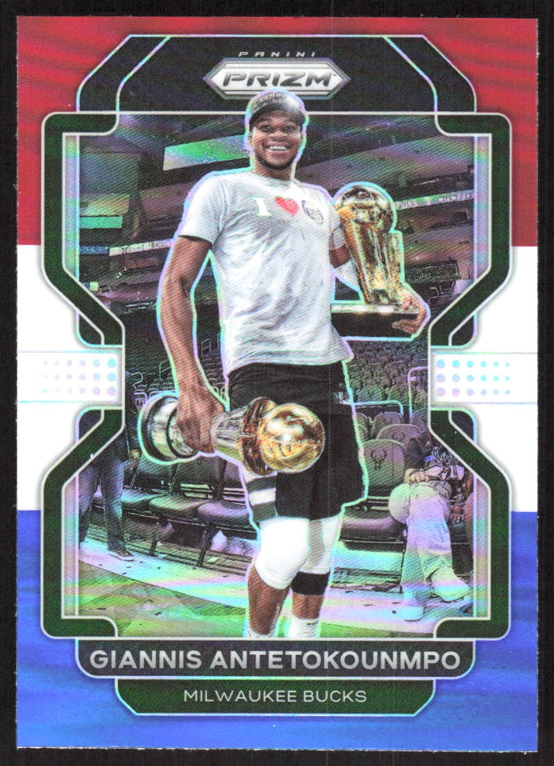2820G 2021-22 Panini Prizm #1 Giannis Antetokounmpo Red