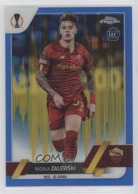 2022-23 Topps Chrome UEFA Club Competitions 45/75 Nicola Zalewski Rookie RC 10n9