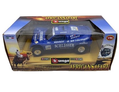 Burago Renault Buggy Schlesser African Safari Car Die cast 1/26 2000 Italy