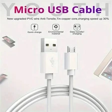 Micro USB Fast Charging Cable For LG, Motorola, Samsung Android Phones 