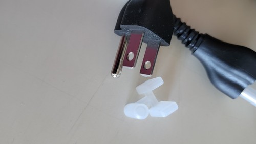 ( 40 EA) VOLEX Clover-Leaf 3 Prong Power Cord - Picture 3 of 4