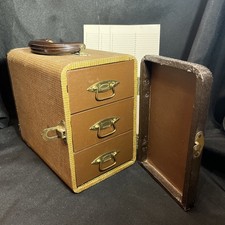 Vtg 1950s Barnett Jaffe "Baja" 35mm Photography 300 Slide Storage Case
