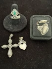 Mixed Lot Of Some Vintage Sterling Silver & Marcasite Jewelry As Is 22.4g