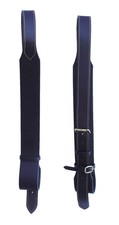 2-1/2" Premium Quick-Change Selle australienne droite garde-boue étrier cuir