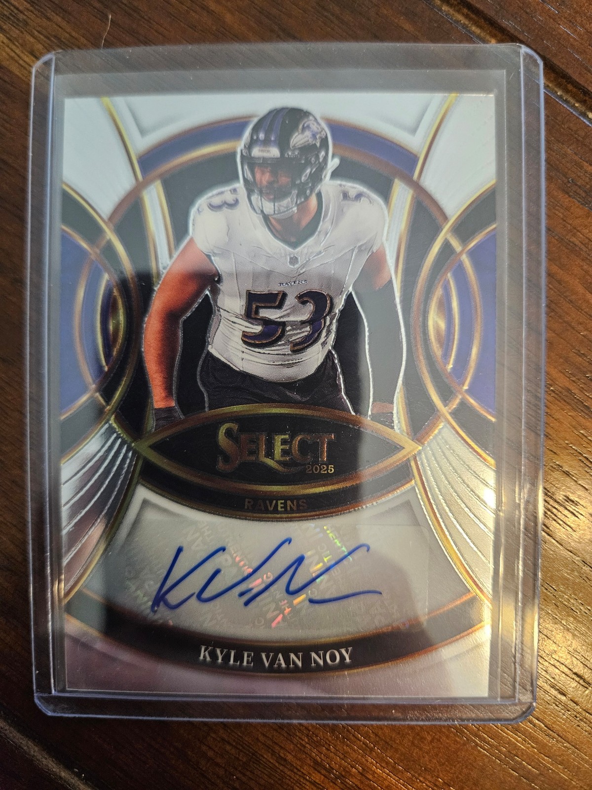 2025 Panini Select #SP-KVY Kyle Van Noy Signatures