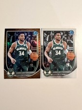 2025  Bowman Chrome Basketball Giannis Antetokounmpo Reptilian Refractor & Base