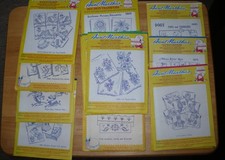 Vintage Aunt Martha's Hot Iron Transfers Mixed Lot 17 Sunbonnet Animals Flowers