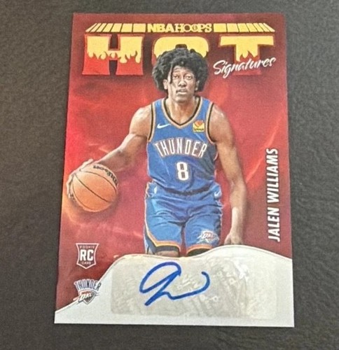 2022-23 Panini NBA Hoops - Hot Signatures Rookies Jalen Williams  (AU, RC)