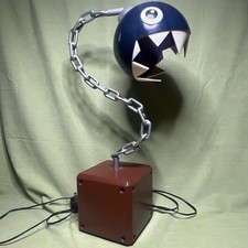Super Mario Bros Chain Chomp Lamp Light Game Room Collectible Rare