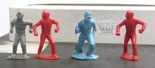 Marx 45mm Pioneers and Cowboys Four Figures Three Different