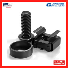 46 Sets M6 x 16mm Rack Mount Cage Nuts, Screws and Washers for Rack Mount Server