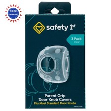 Door Knob Covers 3 Pack Crystal Clear Safety 1st Parent Grip HS323CLRF