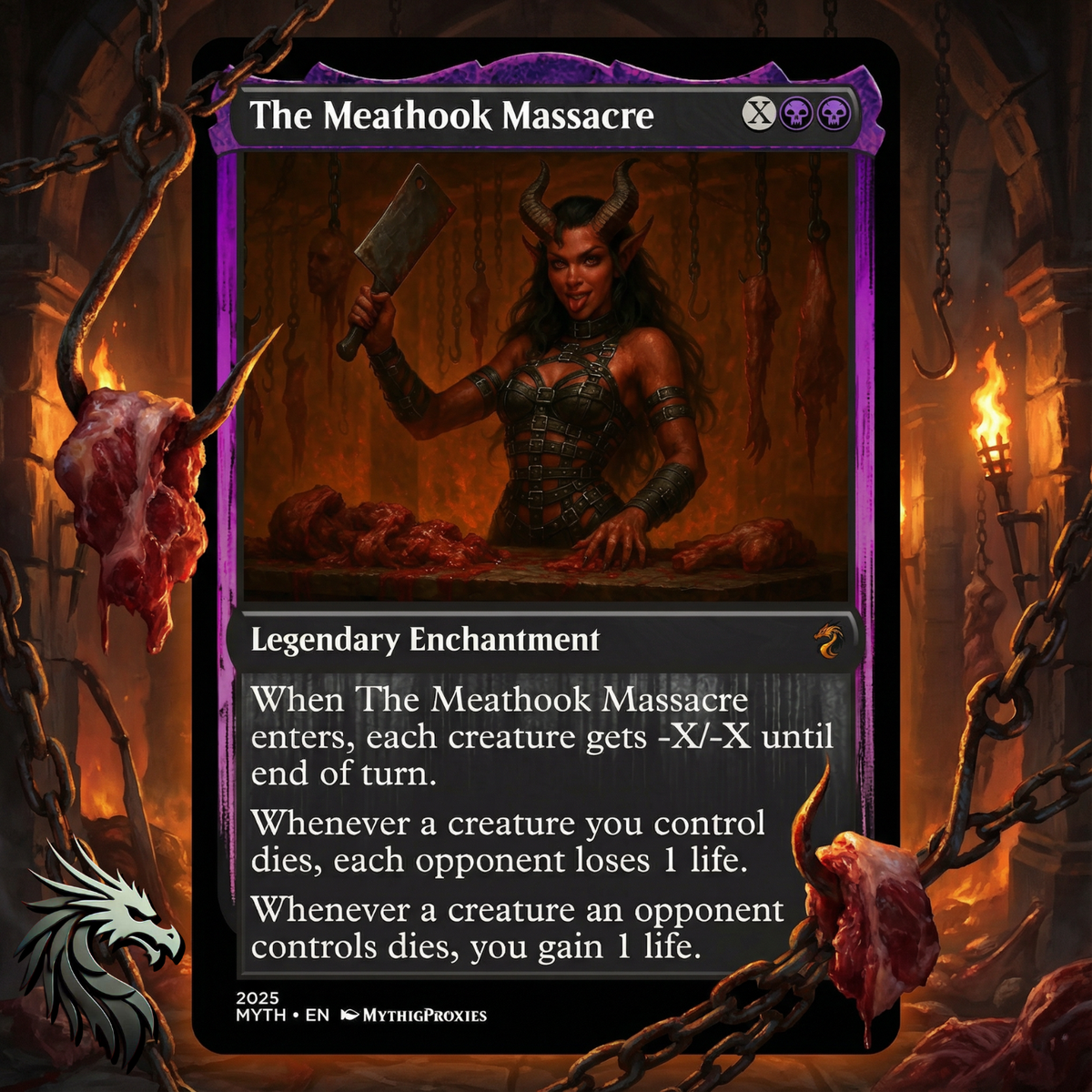 The Meathook Massacre High Quality Altered Art Custom Playtest