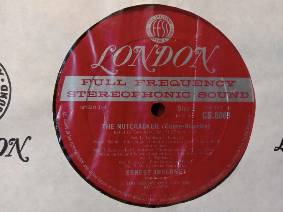 Ansermet, Tchaikovsky- CASSE NOISETTE The Nutcracker Op 71, London BLUEBACK 2xLP - Image 3 of 4
