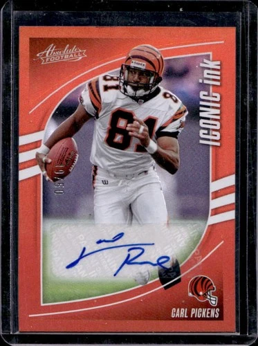 2025 Panini Absolute Carl Pickens Orange (RAW)