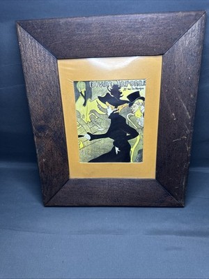Henri de Toulouse Lautrec Divan Japonais Ltd Ed. Picture Printed In USA
