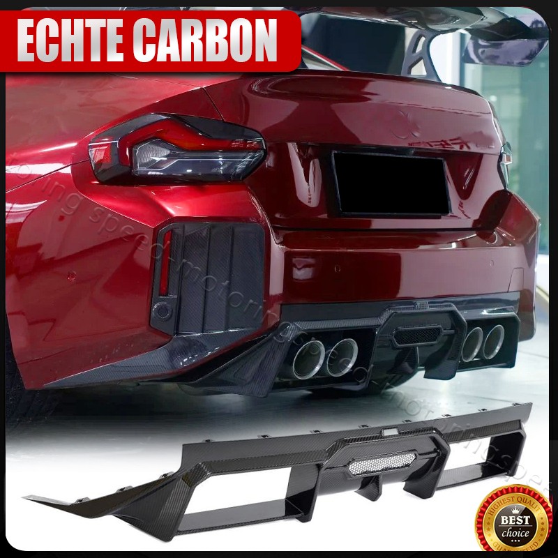 DRY Carbon Heckdiffusor Diffusor Stoßstange Heckspoiler Für BMW G87 M2 2022-2025
