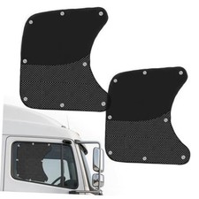 2Pcs Semi Truck Side Window Sun Shades,Upgraded 21 23" UV Protection Sunblock