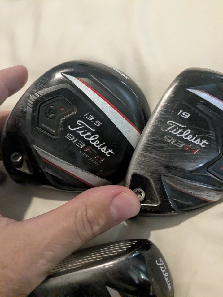 Left Titleist 913 wood head set.913fd 13.5.913h 19,21 - Image 2 of 4