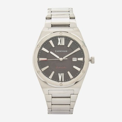 Thomas Earnshaw Drake Skelett Automatische Armbanduhr ES-8293-11 Vintage Schwarz