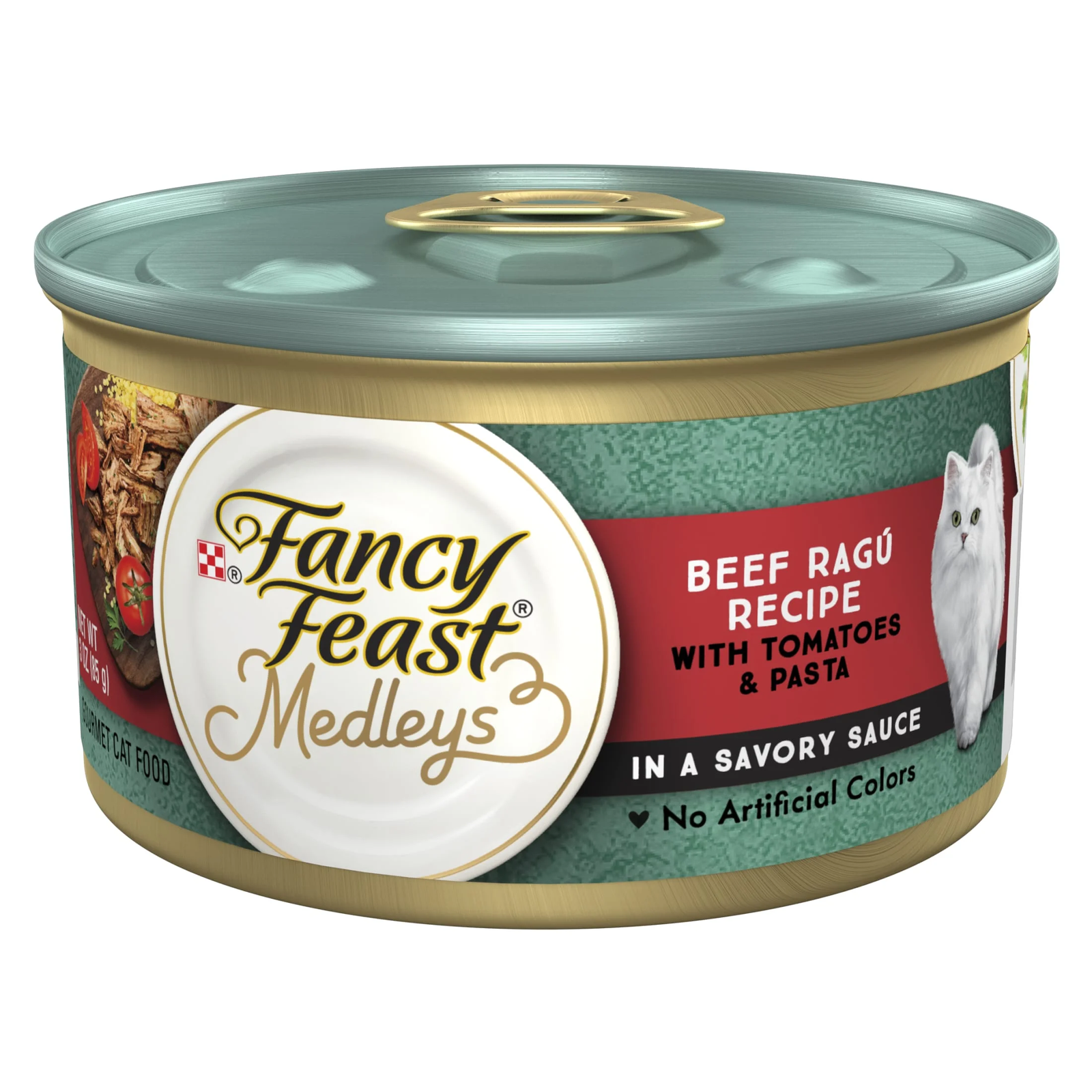 Purina Medleys Beef Ragu & Pasta Cat Food 3oz Can