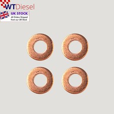 X4 Diesel Injector Washers | 3.00 mm | Delphi 9001-850C | 2430105043 F00VC175
