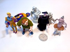 Lot of Vintage 1996 Disney Hunchback of Notre Dame Character Toy Figures for Bur