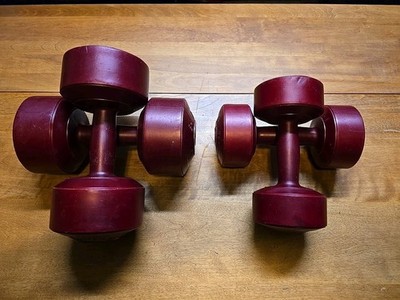 Set of 4 Bollinger 5 & 8 Pound Purple Dumbbells