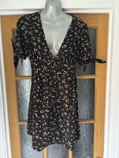 Nasty Gal Button Down Tea Dress Size 8 Brand New With Tags