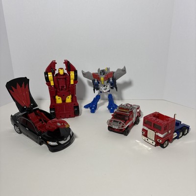Transformers 5 Figure Lot As Is For Parts Repair Figures Missing Parts - Ironman