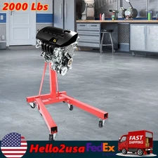 2000 lbs Folding Engine Stand Foldable Rotating Engine Holder Heavy Duty 360°