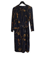 Lauren Ralph Lauren Fabiana PRINT JERSEY THREE QUARTER SLEEVE DRESS US 12