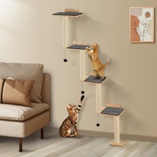 Wall Mounted Cat Shelves Tree Platform Cat Climbing Furniture Set Wall Cat Tree
