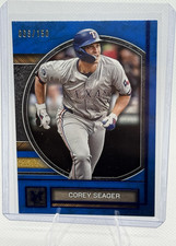 Topps 2025 Museum Collection Corey Seager Texas Rangers Sapphire #74 /150
