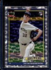 2026 Topps Jacob Misiorowski 1991 RC Crackleboard Foil Rookie #T91-74 Brewers