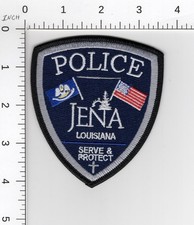 JENA LOUISIANA (UPDATED VERSION )   COLLECTIBLE POLICE EMBROIDERED PATCH