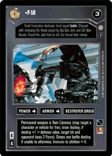 P-59 - FOIL - Reflections III - Star Wars CCG - Bild 1 von 6
